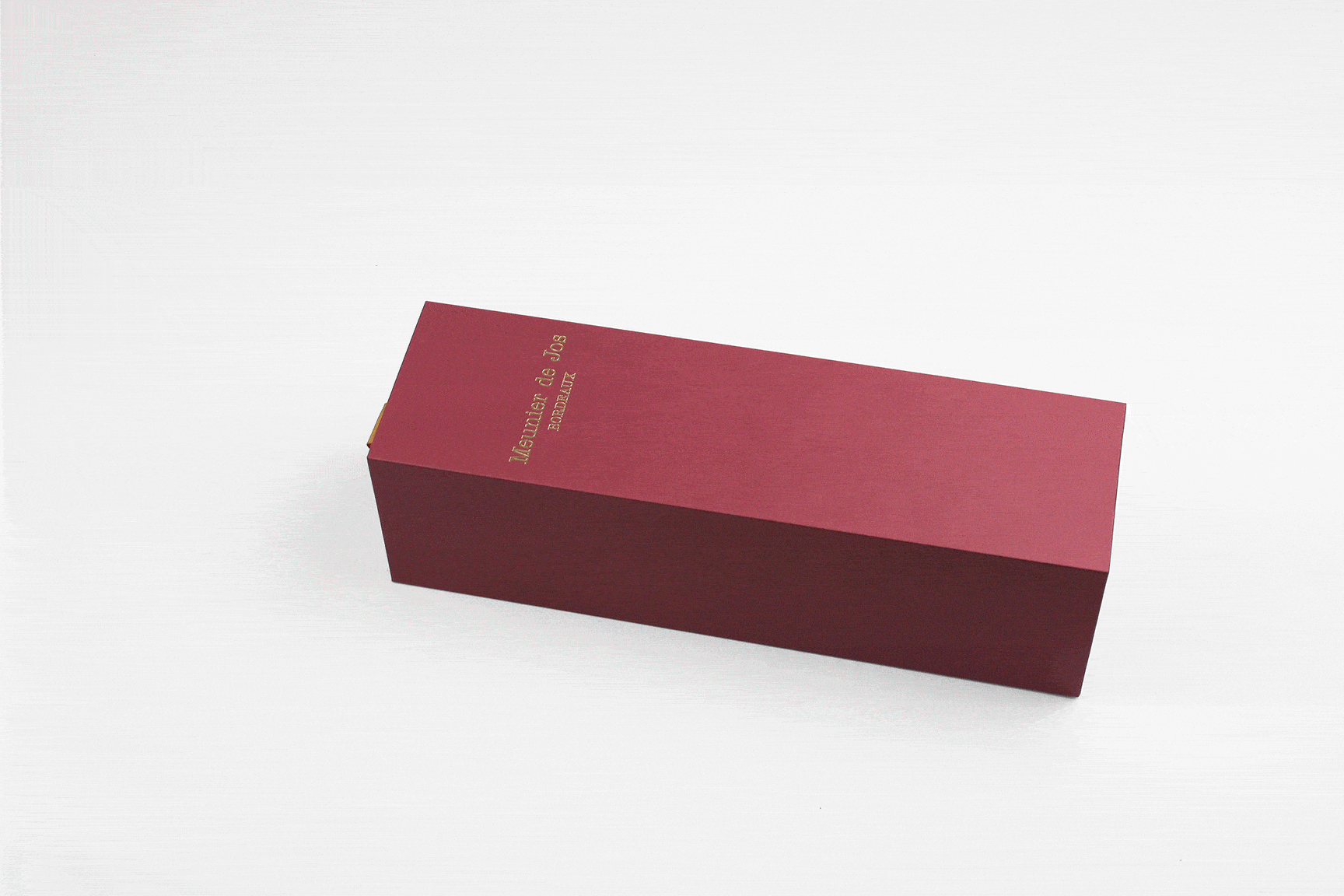 Коробка выдвижная подарочная под вино, анимация открытия